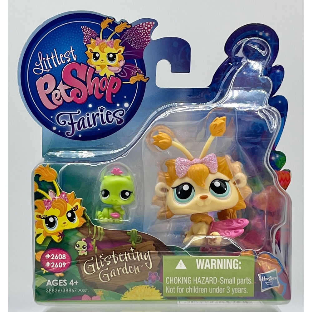 2011 Littlest Pet Shop Fairies-Glistening Garden #2608 #2609 NIB